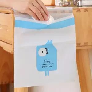 휴대용 쓰레기통 접착식 쓰레기봉투 방수비닐