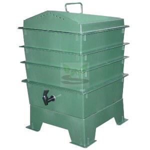 퇴비통 지렁이분변토 만들기 텃밭 거름통 화분 배양토 플라스틱 발효통 녹색 홈가드닝