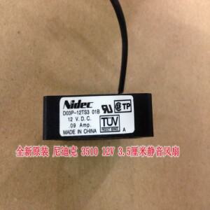 NIDEC D03P-12TS3 01B 3510 무음 12V 3.5CM 냉각 팬