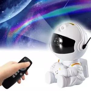 [데코] 앉은 우주인 오로라 무드등 리모컨 별자리 조명