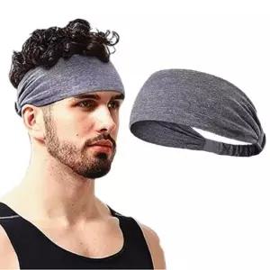 라이트그레이헤어밴드 헤드밴드 머리땀 운동 스포츠