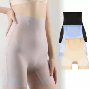 사각팬티 여성 쿨링 팬티 하이웨스트 햄라인 심리스