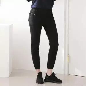 [의류] 스판 밴딩 조거팬츠 면바지 청바지스타일 검정팬츠