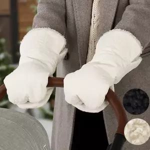 유모차 방한 장갑 부착형 커버 겨울 유모차 핸드머프 보온 액세서리 용품 아기 워머 안감