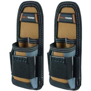 벨트 클립 기술자 클립이 있는 멜로터프 소형 공구 파우치, 포켓 파우치 홀스터 미니 전기 홀더(샌프 포함) (2PACK)