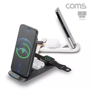 나비 올인원 무선 충전기 블랙 갤럭시워치