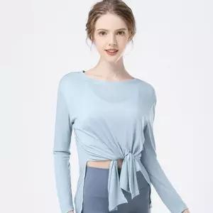 요가복 상의 티셔츠 여성 커버업 트레이닝복 긴팔티 운동복