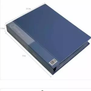 [문구/오피스] 바인더식 명함철 10단(500)흑색 명함수첩 명함정리