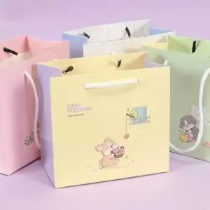 [문구/오피스] 이리눕개 미니 쇼핑백 800 1묶음 20개 / 종이가방