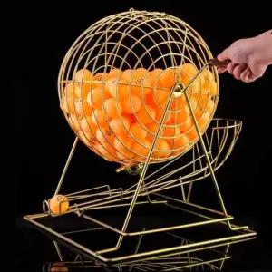 번호 수동추첨기 탁구공 뽑기판 행운 뽑기 수동 숫자 회전