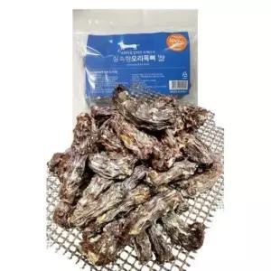 [반려] 강아지 오래먹는 간식 오리 목뼈 500g 1P 뼈간식 영양