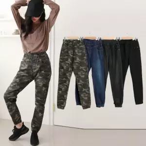 온나핏 밀리터리룩 밴딩바지 바지 스판조거 군인바지 WIB5+3zuV