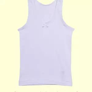 트라이 소 여무 크리켓 여아동 순면 베이직 무지 화이트 런닝