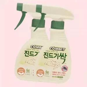 컴배트 진드기싹 스프레이290mlx2통 집먼지 침대 소파 퇴치제 가정용 진드기 살충제 4637996