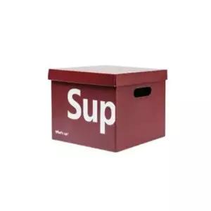 [생활] 종이정리함 종이 상자 책 짐 정리함 수납함 27x20x17cm