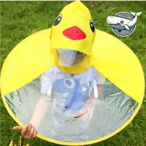 귀여운 어린이 모자우비 아기 우산 방수형 xfn2+6Tmz