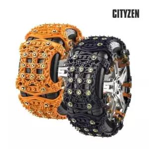 [CAR] CITYZEN 스노우 세이프 체인 6P 우레탄체인 스파이크 스노우체인 타이어 차량용품 자동차용품 눈길
