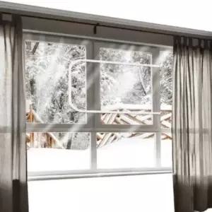 지퍼창문 비닐 소 210x125 베란다방풍비닐 외풍비닐