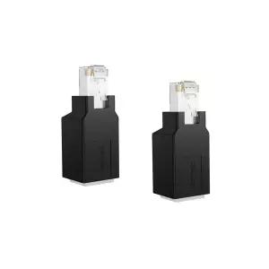Strohill 2PCS RJ45 남녀 차폐 어댑터 - 네트워크 확장용 Cat5e/Cat6 이더넷 케이블 커넥터 CCTV 카메라 (