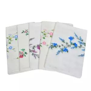 직사각형 이중 죽순 롱 가제 나염 수건 Ofp1+8VuP