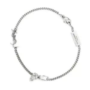 생로랑 모노그램 여성 팔찌 실버 692489 Y1526 8368