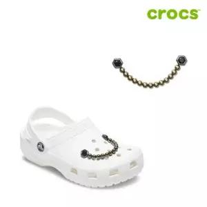 [크록스]펑크 건메탈 체인 지비츠 10015557_CA