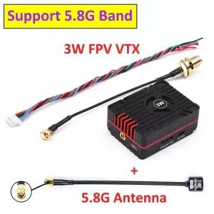 호환  장거리 RC DIY 레이싱 드론 부품용 FPV 4.9G-5.8G 3W VTX 25mW 400mW 800mW 1500mW 3000mW