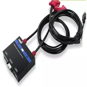 USB 124XEF60 KVM스위치 2포트 PC공유기 니터 셀렉터 시스템