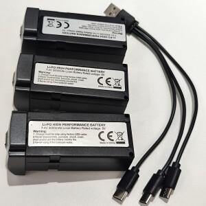 L600 PRO GPS 드론 브러시리스 접이식 RC 쿼드콥터 부품 7.4V 3000mAh 리튬 배터리 + 3in1 충전 케이블