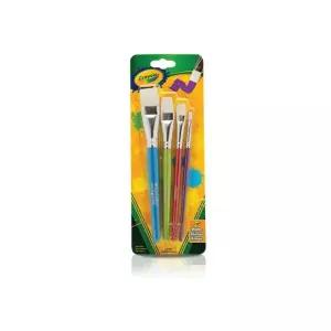 크레욜라 붓 대형 플랫 4종 세트 CY301054