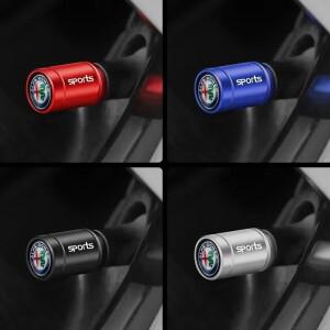 2024 신형 자동차 타이어 밸브 커버 메탈 액세서리 알파 로메오 4C 159 스파이더 줄리아 줄리에타 156 토나