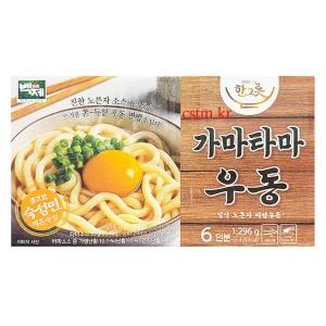 백제 가마타마우동 216g x 6 코스트코 일식 노른자 비빔우동 마제소바