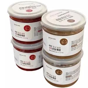 국내산 꽃게 한끼순삭 순살간장 양념게장 350g 식사 한식 간편요리 회식 혼밥 일식