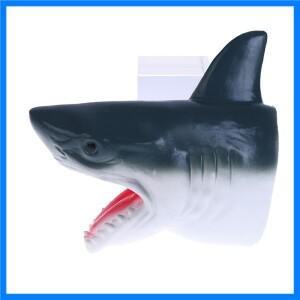 1pc 상어 팔 장갑 손 인형 장난감 부드러운 고무 상어 장갑 대화 형 장난감 어린이 장난감 생일 파티 선물