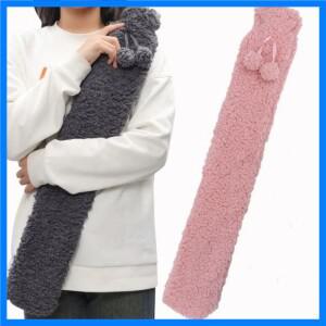 따뜻한 온수 물병 플러시 소프트 커버, 핸드 워머, 프리미엄 천연 온기, 2L