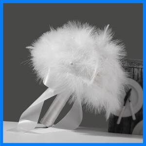 로맨틱한 신부 웨딩 부케, 아름다운 신부 시뮬레이션 꽃, 발렌타인 데이, 크리스마스 및 할로윈에 적합