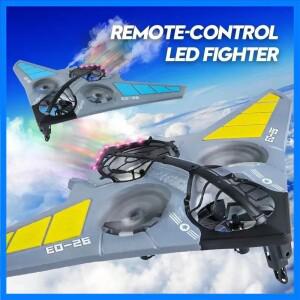 E0-26 4 로터 드론 RC 항공기 전투기 모형, 글라이더 폼 드론, 어린이 초등학생 장난감, 비행기 생일 선물