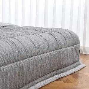 드리즐 리버서블 간절기이불 ss 그레이 1p 봄 가을 먼지없는 마이크로화이바 자취생