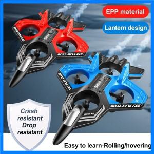 Led 빛으로 RC 거품 항공기 비행기 2.4G 무선 제어 글라이더 원격 제어 전투기 비행기 글라이더 비행기 거