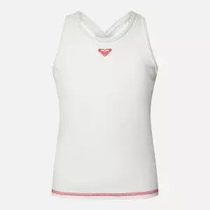 록시 주니어용 NEVER TOO LATE 슬리브리스 래쉬가드 (TG21BR526WHI)_CA