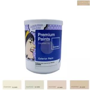 팬톤 외부 철문 외벽 페인트 1L 반광 아이보리 실외 콘크리트 시멘트