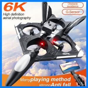 V31 RC 비행기 2.4G 원격 제어 항공기 중력 감지 헬리콥터 글라이더 장애물 회피 EPP 폼 파이터 소년 키즈