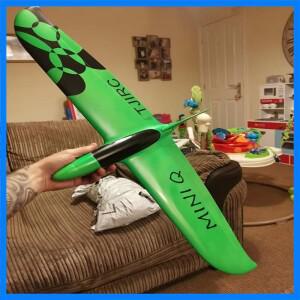 TJIRC 무선 제어 복합 글라이더 비행기 장난감 선물, 800mm 미니 Q 키트, 신제품