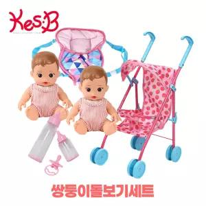 유모차 아기인형 돌보기 어부바 역할놀이 장난감 어린이집교구