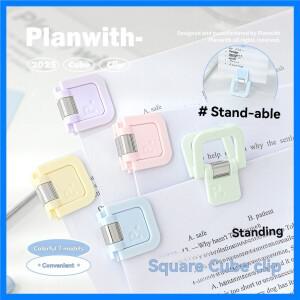 학년도 시작을 위한 학생별 클립 다기능 미니 폴더 메모 폴더 귀여운 종이 재료 보관