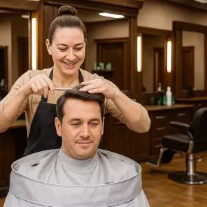 이발보 커트보 미용실 헤어가운 이발가운 방수 가운