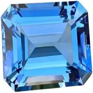 내추럴 9.90 Ct 실론 희귀 블루 사파이어 인증 에메랄드 컷 루즈 보석 수집용 보석석 제작