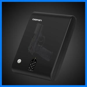 권총용 전자 비밀번호가 포함된 미니 휴대용 금고, 터치스크린 보안 보관 휴대용 보안 상자