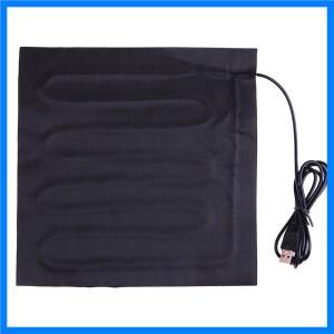USB 애완 동물 온열 패드, 전기 히터 따뜻한 카펫, 탄소 섬유, 핸드 워머, 22x22cm, 5V