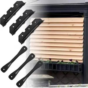 엑스플란텍 데크 선블라인드 시스템 브래킷 블라인드 및 셔터용 루버 하드웨어 최대 11개의 보드를 보관할